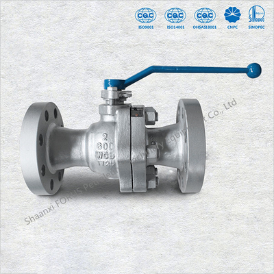 Casting Floating Ball Valve Metal / Soft Seated Design According To API6D