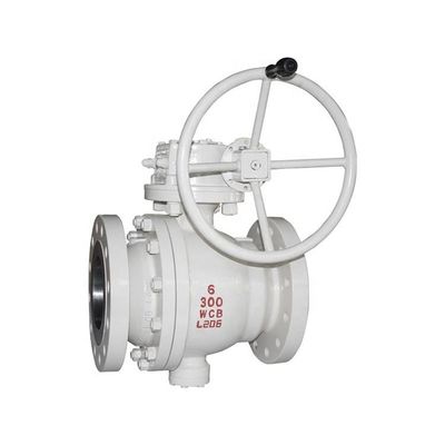 quality  Cast Trunnion Ball Valve 2" - 40" API 6D Flange 2 Piece Cast Steel 300LB factory