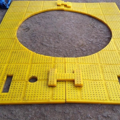 ZP275 Rotary Table Anti Slip Mat Yellow PU Apply For Oilfield Drilling