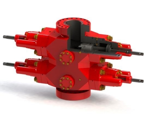 Bore Size 7-1/16" Oilfield Drilling Blowout Preventer Equipment Double Type Ram BOP