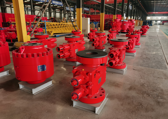 Manual Double Ram BOP Pressure 5000PSI 7-1/16" Oilfield Drilling Blowout Preventer