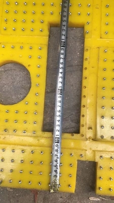 27 1/2 inch Anti Slip Mat Rotary Table Yellow Colour 2100MM*1600MM Mat For Drilling Rig