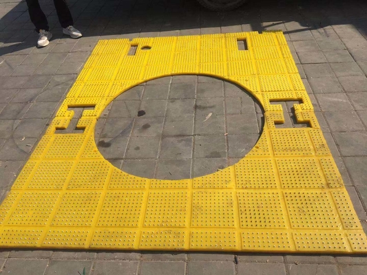 27 1/2 inch Anti Slip Mat Rotary Table Yellow Colour 2100MM*1600MM Mat For Drilling Rig