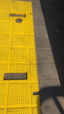 27 1/2 inch Anti Slip Mat Rotary Table Yellow Colour 2100MM*1600MM Mat For Drilling Rig