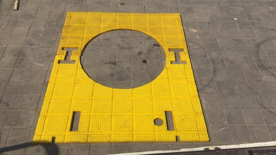 27 1/2 inch Anti Slip Mat Rotary Table Yellow Colour 2100MM*1600MM Mat For Drilling Rig
