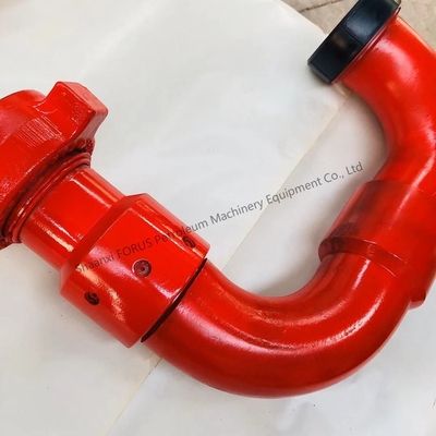 Alloy Steel Forged API 16C Standard 3 Inch 50 Type Long Radius Swivel Joint for Oilfield Drilling Test Report Provide