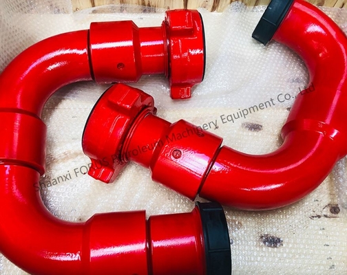 Alloy Steel Forged API 16C Standard 3 Inch 50 Type Long Radius Swivel Joint for Oilfield Drilling Test Report Provide