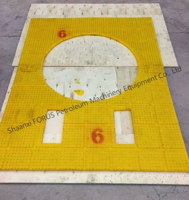 Rotary Table Anti Slip Mat Thickness 30MM PU Anti-Slip Mat For Drilling Rotary Table
