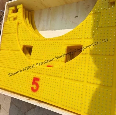 Rotary Table Anti Slip Mat Thickness 30MM PU Anti-Slip Mat For Drilling Rotary Table