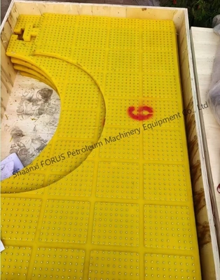 Rotary Table Anti Slip Mat Thickness 30MM PU Anti-Slip Mat For Drilling Rotary Table