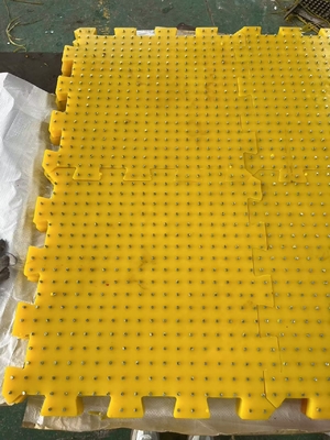 1MX1M Anti Slip Surface Floor Mat For Rig Floor Thickness 30MM PU For Drilling
