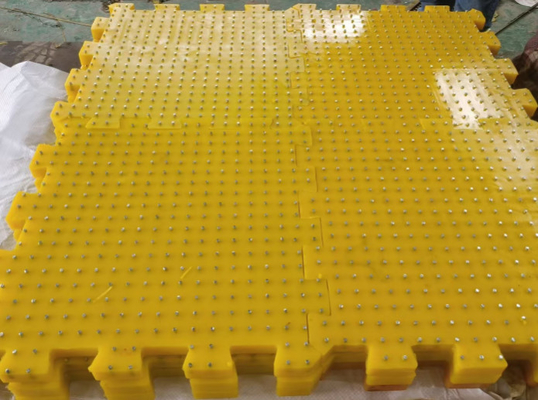 1MX1M Anti Slip Surface Floor Mat For Rig Floor Thickness 30MM PU For Drilling