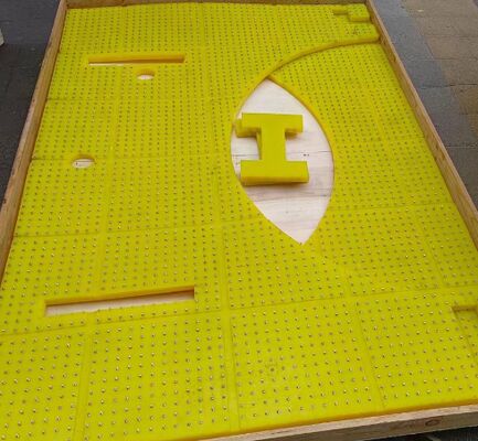 Rotary Table Anti Slip Mat  Material PU Wear Resistant Used For ZP175