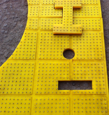 Durable Rotaty Table Anti Slip Mat  For Oilfield Drilling Platform Polyurethane Material