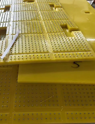Polyurethane 30mm Thickness Rotary Table Anti Slip Mat Resistance To Corrosion