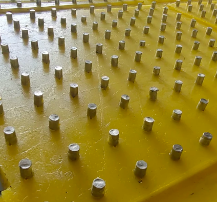 Rotary Table Anti Slip Mat Resistant To Acids And Alkalis Polyurethane 30mm Thickness