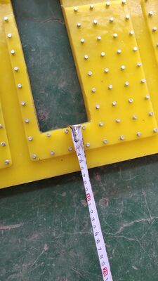 Oil Resistance Rotary Table Anti Slip Mat Strict Quality Inspection Polyurethane 30mm Thickness