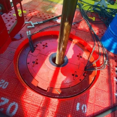 Red Anti Skid Mat ZP Type Rotary Atble 30mm Plastic Non Slip Mat For Drilling Rig